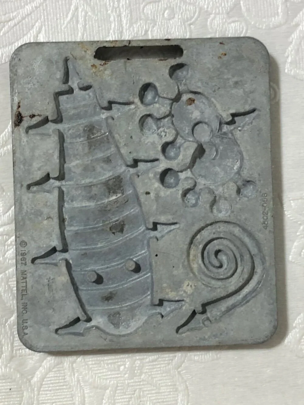 Vintage Lot Of 7 Mattel Creepy Crawler Mini DragonsThing Maker Molds
